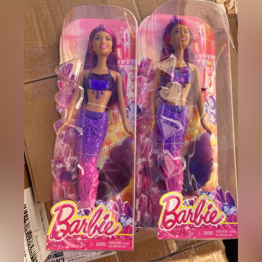 ♥️💙NEW Barbie Pink and Purple Mermaid